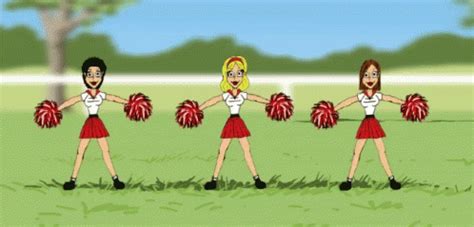 cheer leader gif|Animated Cheerleader GIFs